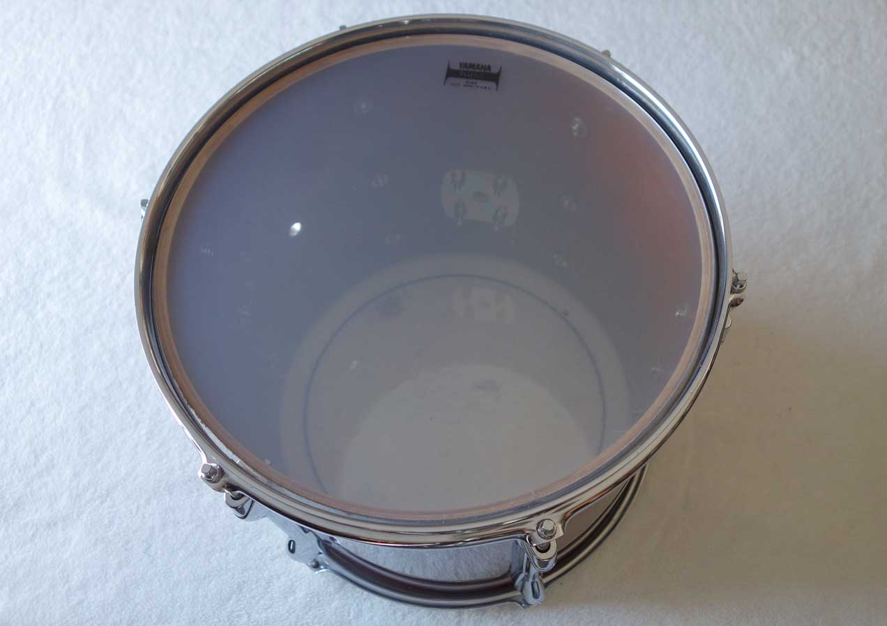 VINTAGE 1988 Yamaha TT913 Recording Custom 13 x 11" Mounted Tom Drum Cherry Red w/Serial # Prefix OI = Feb, 1988