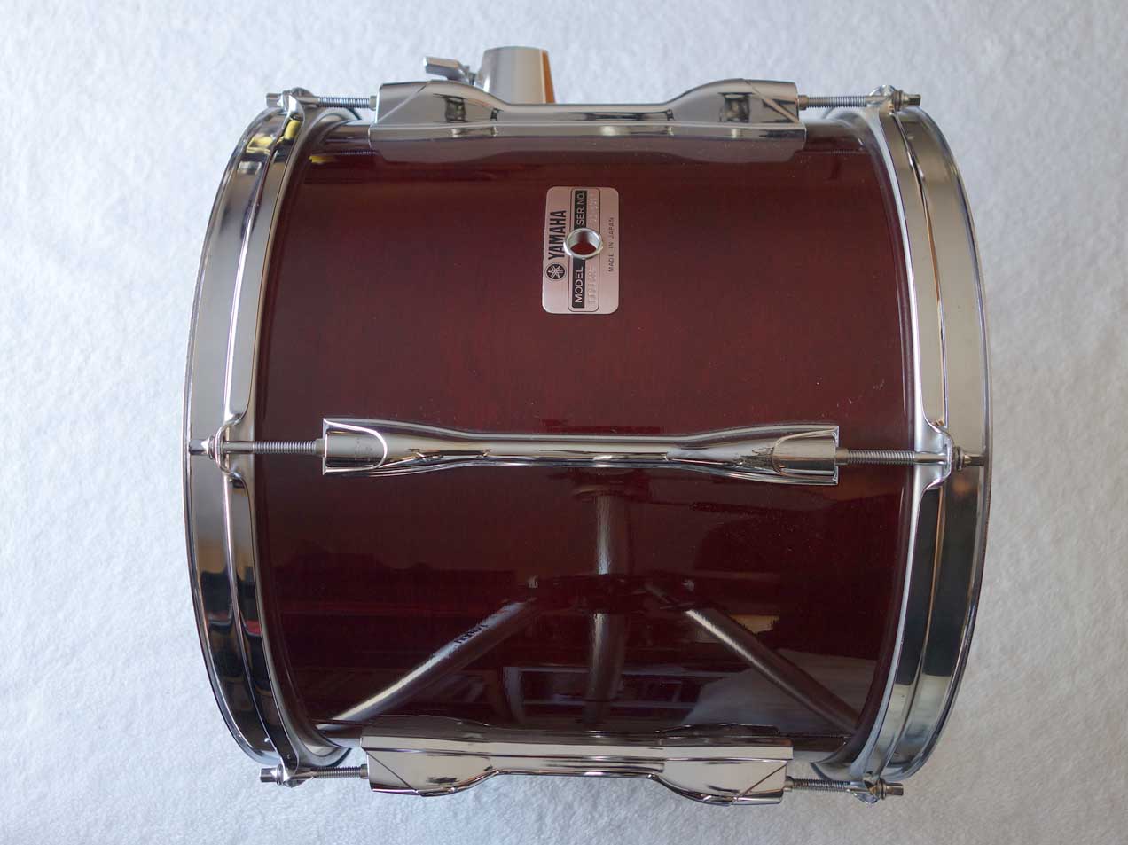 VINTAGE 1988 Yamaha TT913 Recording Custom 13 x 11" Mounted Tom Drum Cherry Red w/Serial # Prefix OI = Feb, 1988