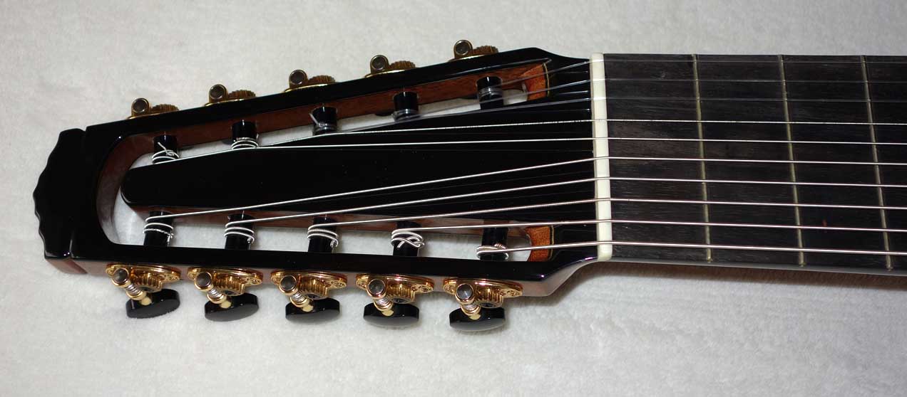 NEW Milagro Master 10S-EQ Classical 10-String Harp Guitar w/Armrest Bevel, Biteaway/Cutaway, Fishman Presys Pickup!!