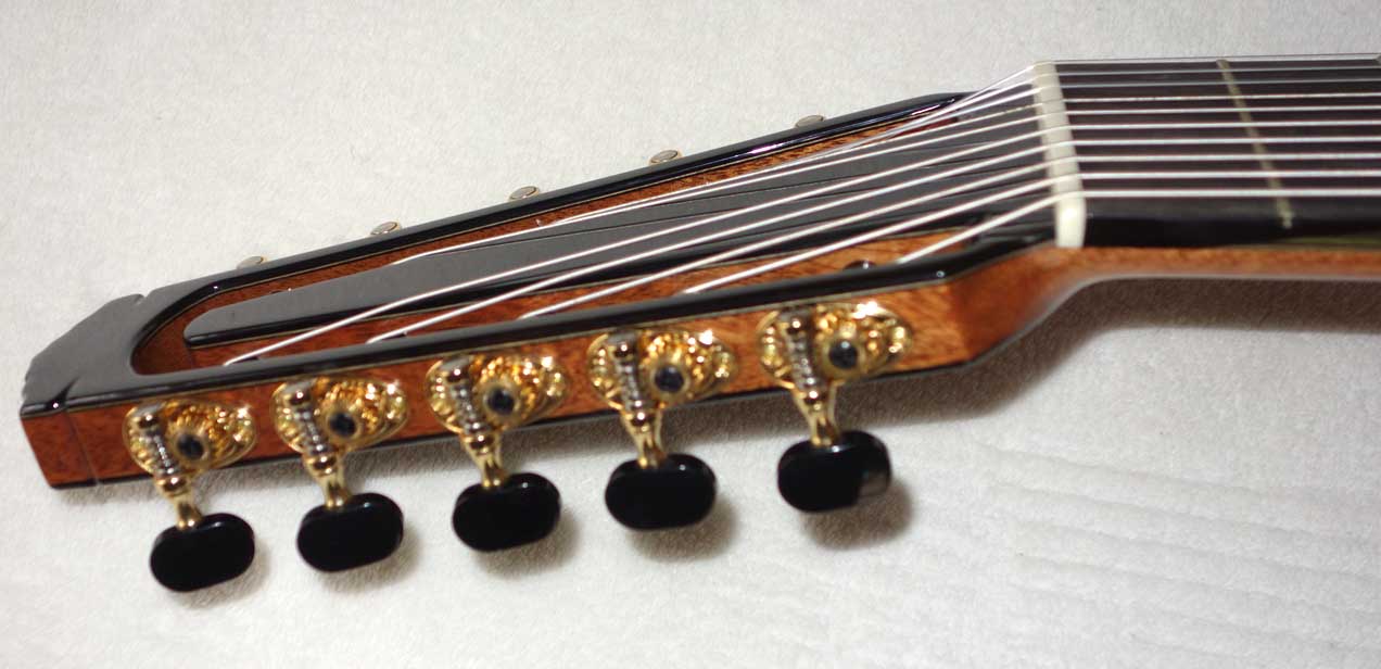 NEW Milagro Master 10S-EQ Classical 10-String Harp Guitar w/Armrest Bevel, Biteaway/Cutaway, Fishman Presys Pickup!!