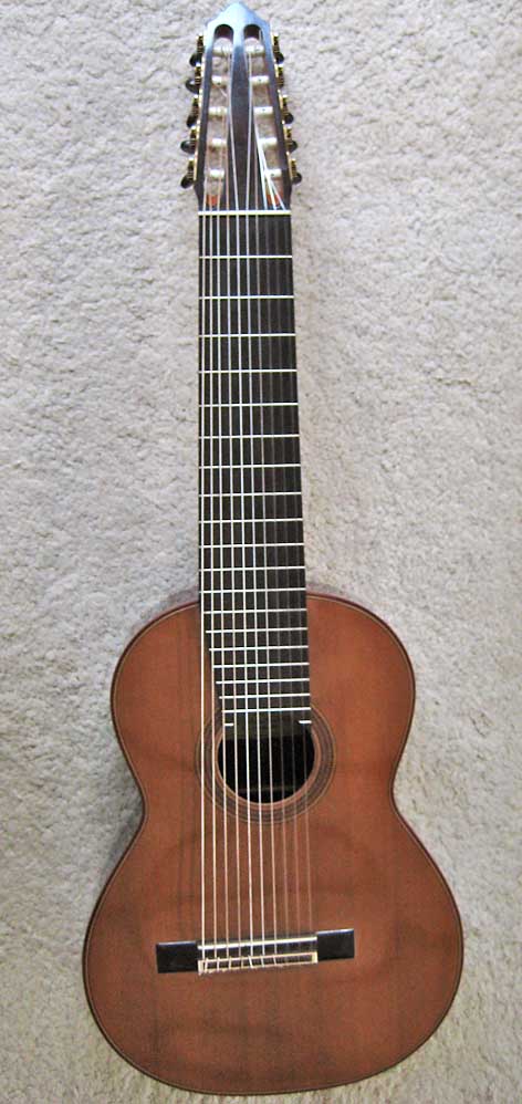10-String Guitar by Matthias Dammann, Germany, 1990