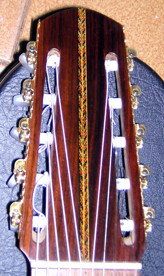10-String Jose Jacopi Classical Harp Guitar, 2002, Argentina [Spruce/Carob]
