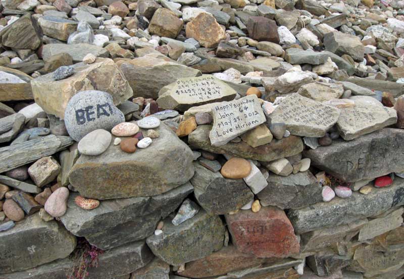 Message + Rocks